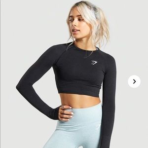 Gymshark long sleeve crop top